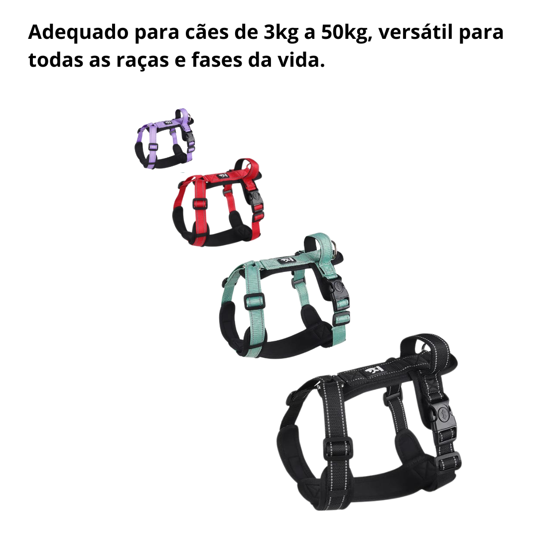 peitoral h para cachorro
